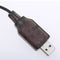 2 Pieces 4.8V USB to JST 2P Female Plug NI-MH/NI-Cd Batteries Charge Cables Cord