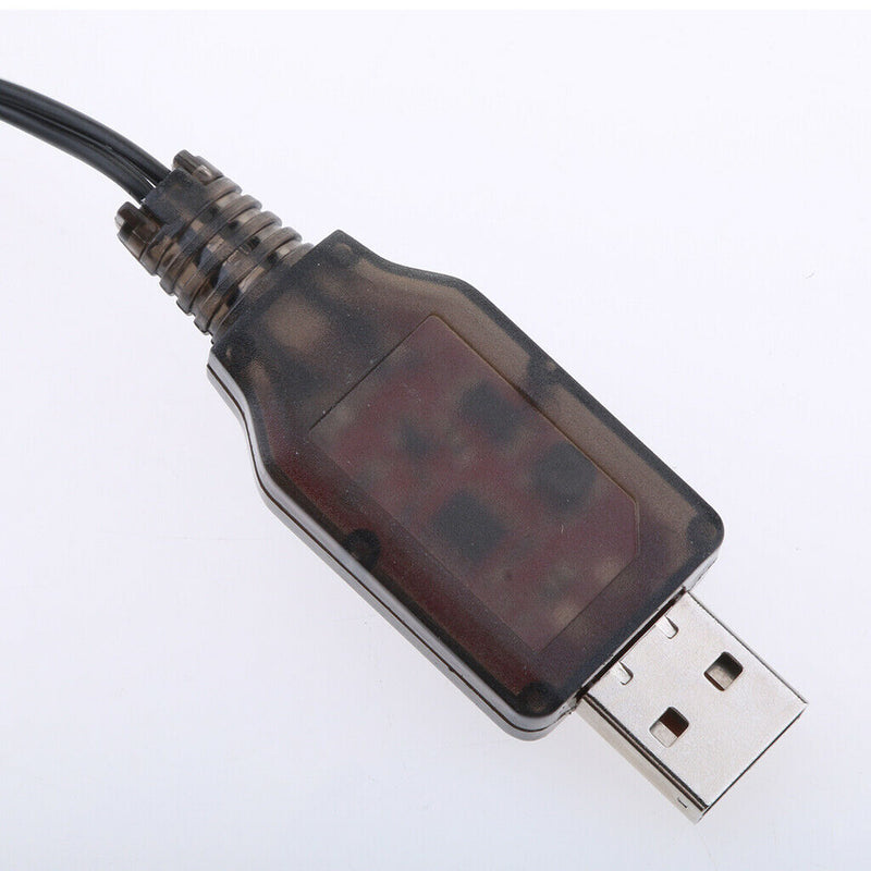 2 Pieces 4.8V USB to JST 2P Female Plug NI-MH/NI-Cd Batteries Charge Cables Cord