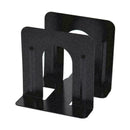1Pair New Non-Skid Bookends Solid Metal 12 cm High 2 Z7W3 U Metal Q0E1 P9A7