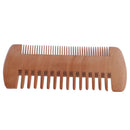 Wooden Beard Comb Anti Static Wood Pocket Comb with FineCoarse Teeth For BeardBX