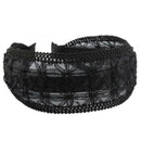 Gothic Lace Headband Flower Head Band Hoop Headpiece Hair Wrap Black 5.4cm