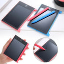 Black 4.4" inch LCD Writing Tablet Black Board Kids Drawing Memo Message Pad
