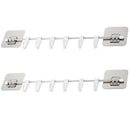 6 Hook Suction Cup Shelf Hooks Kitchen Gadgets Cupboard Home Organizer Stor Gw