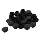 Blanking End Caps 13mm Dia Plastic Round Tubing Tube Inserts 24 Pcs