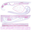6pcs/Set Sewing Curve Ruler for Dressmaking Tailor Clothing Measure Design