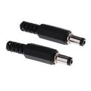 50pcs 5.5 mm x 2.5 mm Center Pin Male Solder DC Power Plug Connector Adapter