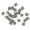 Hollow Viking Beard Beads Luhn Runes Pendant Hair Jewelry Bead Dreadlock