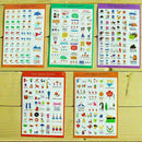 10-Sheet Paper Stickers Photo Album Scrapbook Calendar Diary Planner Sticke Y0B6