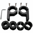 2pcs Roof Bars LED Light Bracket Roll Bar Clamps Tube Clamp for Roll Cage B F2G4