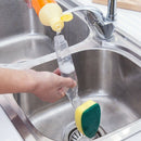 Sponge Replaceable Couring Pad Washing Convenience Cleaning Brush Scrubber  F3X7