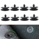 10pcs Car Auto Mat Carpet Clip Fixing Grips Clamps Floor Holders Sleeves Premium