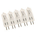 5Pieces Halogen Light Bulbs Modeling Light Quartz Glass Lamp Decoration 75W 230V