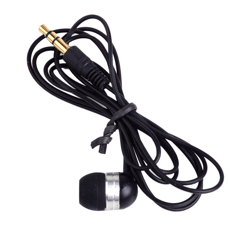 3.5mm Single Side Mono Wire Earphone Earbud Headphone Headset fit for Phone Hf