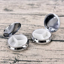 Metal Folding Pill Case Medicine Organizer Pill Box Makeup Storage Container SP