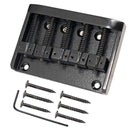 5 Strings Saddle Bridge Fixed Tailpiece for Electric Guitar Bass Strings Mu