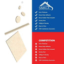 124 pcs-60 Self Stick Furniture Felt Pads For Hardwood Floors&64 Noise Damp G6L2