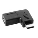 90 Degree Micro USB Socket To Type C Plug Right Angle Plug USB Adapter Right