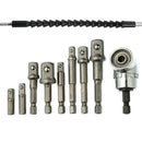8Pcs/set Extension Drill Nut Bit Adapter with Right Angle Drill Newest Useful