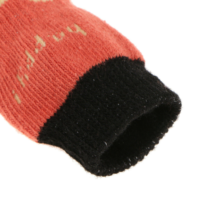 2 Pairs Cotton Anti-Slip Dog Socks, Pet Paw Protection for Indoor Wear - Knitted