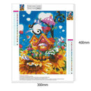 5D DIY Full Drill Diamond Painting Sunflower House Cross Stitch Embroidery