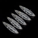 10pcs Unpainted Crankbait Clear Fishing Lure Body Trolling Top Water Blank qwe