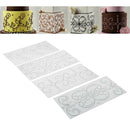DIY Cake Fondant Impression Mat Cake Border Decorating Tools Rattan Pattern