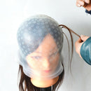 Silicone Salon Hair Color Highlighting Cap Hat Metal Hook Tool Accessories