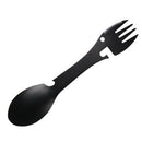 Multifunctional camping equipment Cookware Spoon Fork Bottle Opener Portabl B5P1