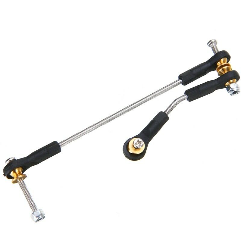 1 Set RC Car Steering Pull Rod Upgrade Part Metal RC Steering Rod Durable f A6N4