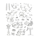 DIY Metal Frame Cutting Die Stamp Embossing Mouse Shape Silicone Seal (B) A