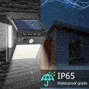 100 LED Waterproof Motion Sensor Solar Powered Wall Lamps for Outdoor Decor SN9F