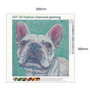 5D DIY Full Drill Diamond Painting Cute Dog Cross Stitch Embroidery Mosaic