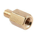 10 Pcs PC PCB Motherboard Brass Standoff Hexagonal Spacer M3 6+4mm Y2K8