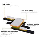 1 Pair Self Heating Thermal Therapy Magnetic Knee Brace Support Protect Pad