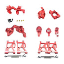 6Pcs 1:14 Scale RC Car Parts Replace Kit Fit for WLtoys 1:14 144001 RC Red