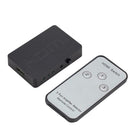 HDMI Splitter 3 Port Hub Box 3 in 1 Out Switcher 1080P HD w/ Remote Control