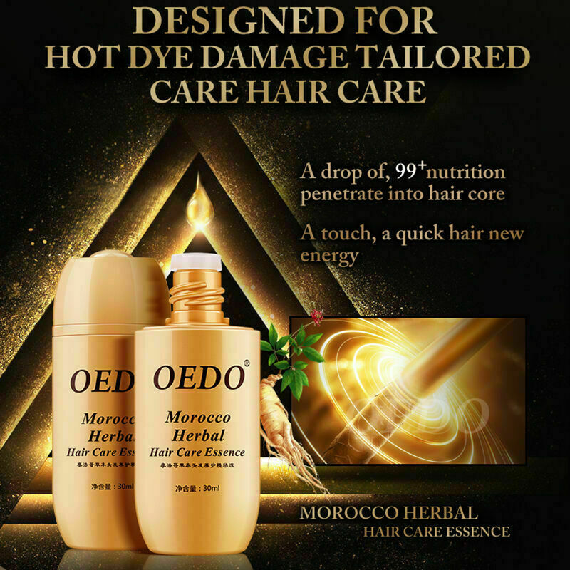 Herbal Ginseng Hair Care Essence Oil Treatment Loss D5B6 Hair Serum Growth H7J2