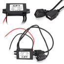 Dc-Dc Converter Module 12V To 5V  Type Dual Usb Output Power Adapter 3A 15W OZ
