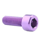 1 Pair Bike Water Bottle Cage Bolts M5 Aluminium Alloy Hex Socket Tapping ScX8N1