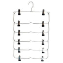 6 Layers Space Saving Pants Skirts Organizer Non-Slip Foldable Steel Closet
