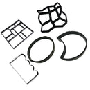 2pcs Path Maker Mould Paving DIY Lawn Concrete Paving Garden Path Molds