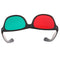 1Pcs Red Green Glasses Eyeglass Amblyopia Training Protection Goggles GlassesNTE