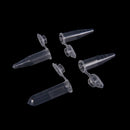 50x 1.5ml Lab Clear Micro Plastic Test Tube Centrifuge Vial Snap Cap Containers~
