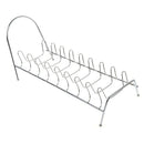 1X(Plate Organizer 7 Slots Chrome Plated Dish Racks Countertop Drying Stand
