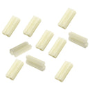 10 Counts Fishing Rod Clips Fluorescent Glow Stick Clip On the Pole Tip Fishing