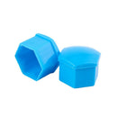 20pcs 17mm Car Wheel Trims Nut Plastic Blue Caps Bolts Cover Nuts Cap Tool