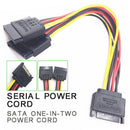 SATA 15 pin Power Splitter Cable Male to Female Adapter for HDD Hard Drive