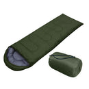 Outdoor Camping Ultralight Warm Sleeping Bag for Travel Hiking (Army Green) A