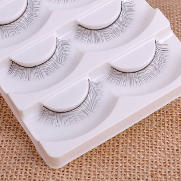 5Pairs Makeup Training Lashes Beginner Practicing Long False Eyelashes Extension