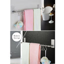 Single Rod Towel Rack Stainless Steel Bathroom Towel Holder Punch Free Bath